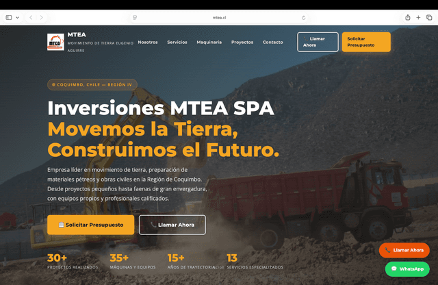 Sitio web MTEA